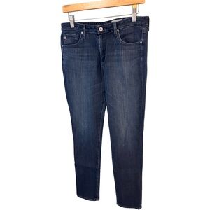 AG Adriano Goldschmied Dark Blue Mid Ruse Cigarette Jeans